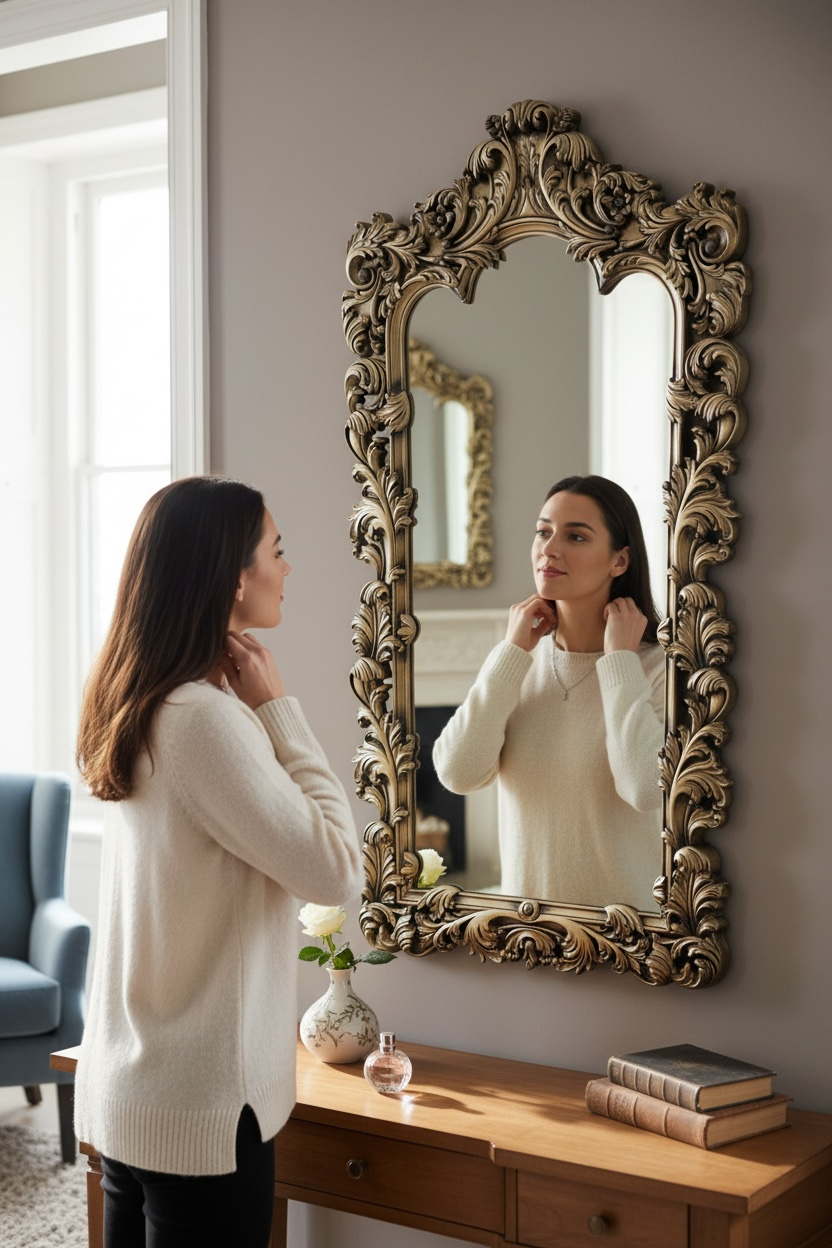 Ornoat European art mirror