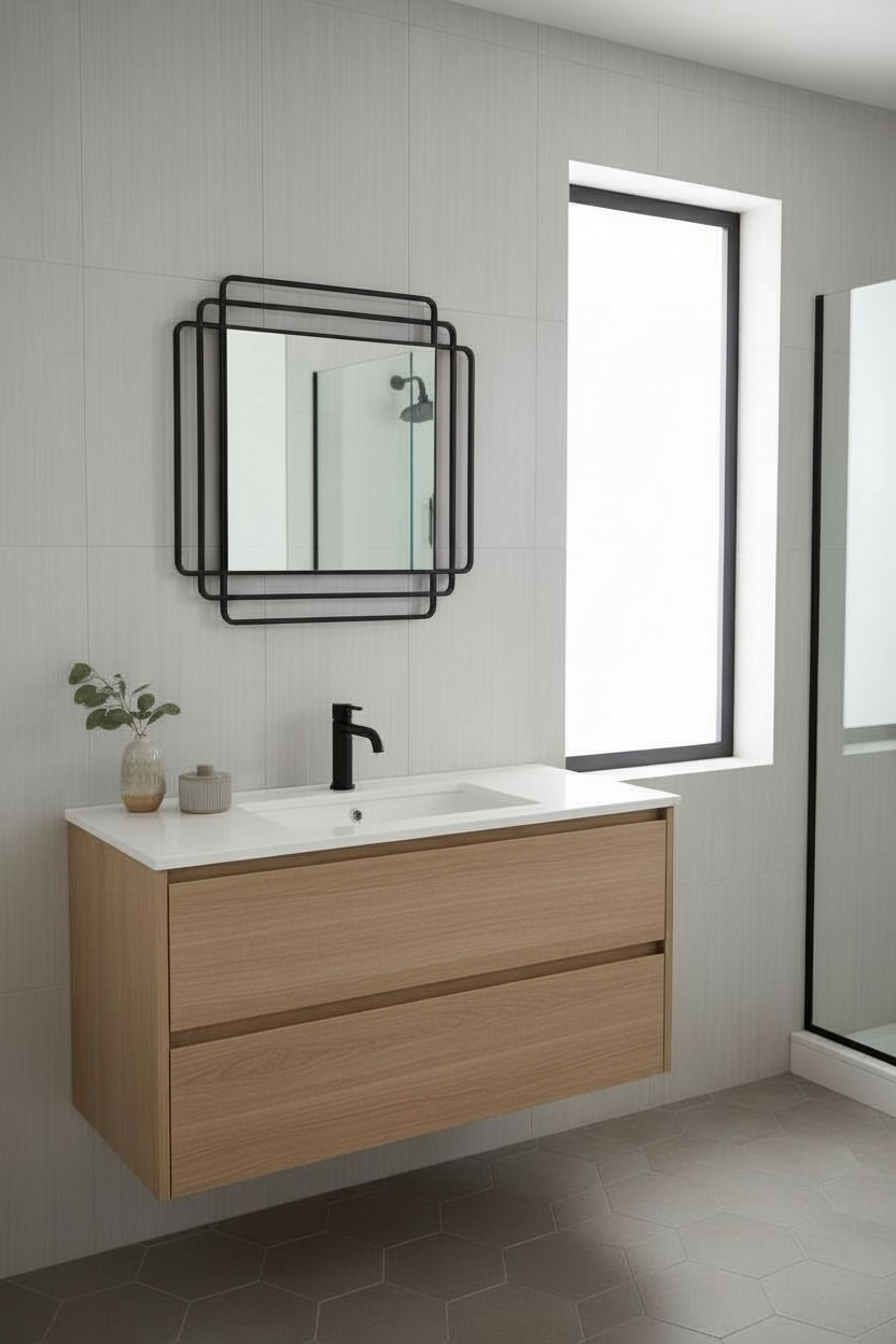 Three Lines Metal Dc Mirror