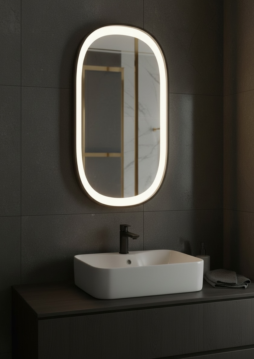 F7 Oval Led Mirror