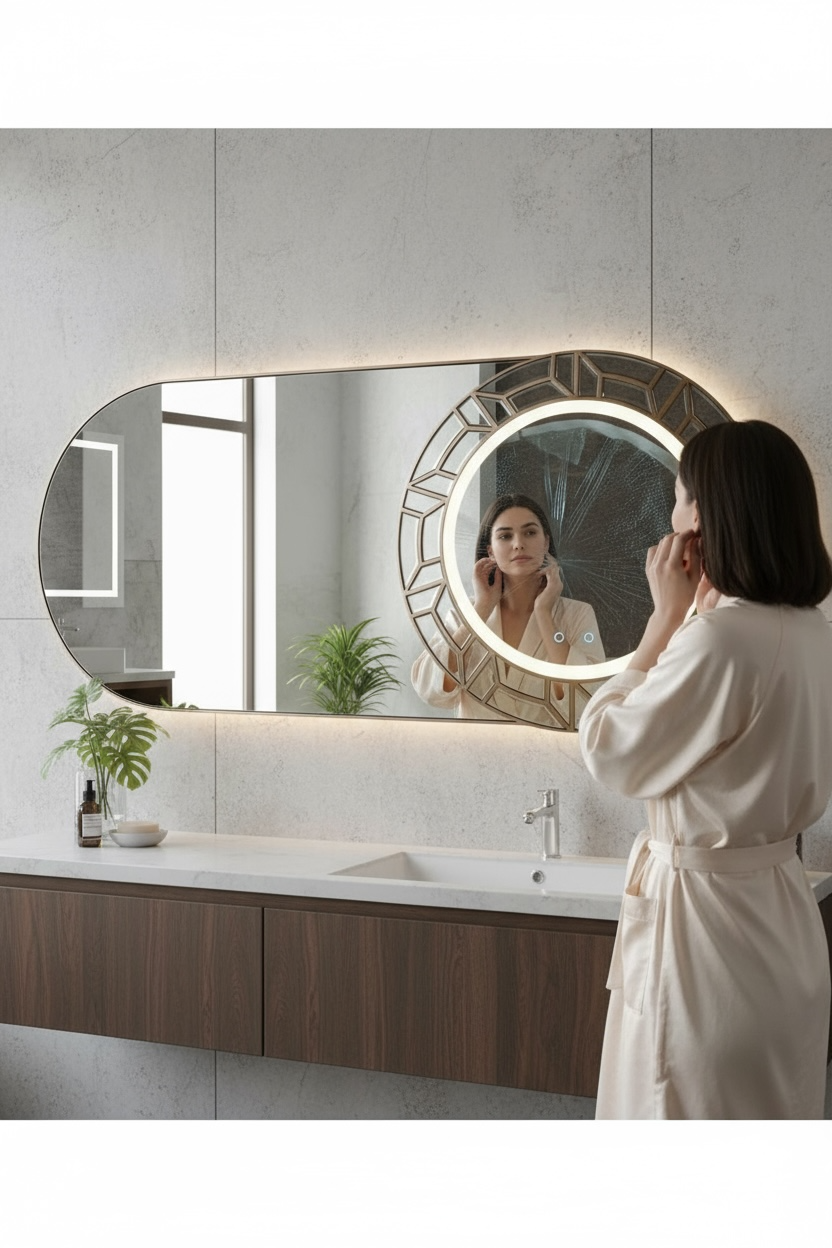 Net-x capsule led mirror