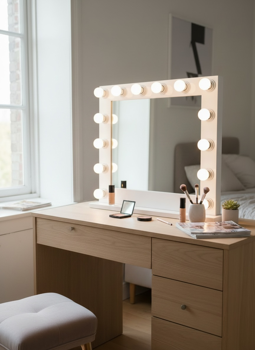 Amazing Hollywood Makeup Mirror