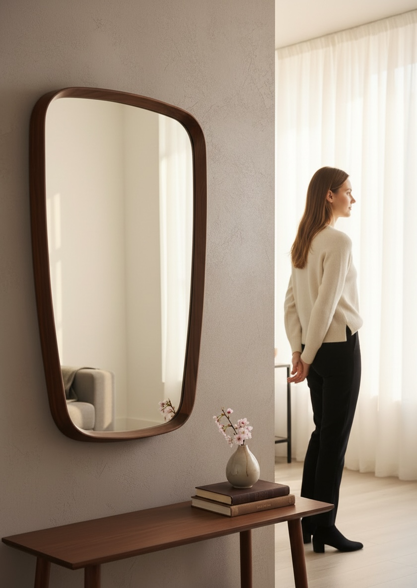 Brown Illusion Mirror