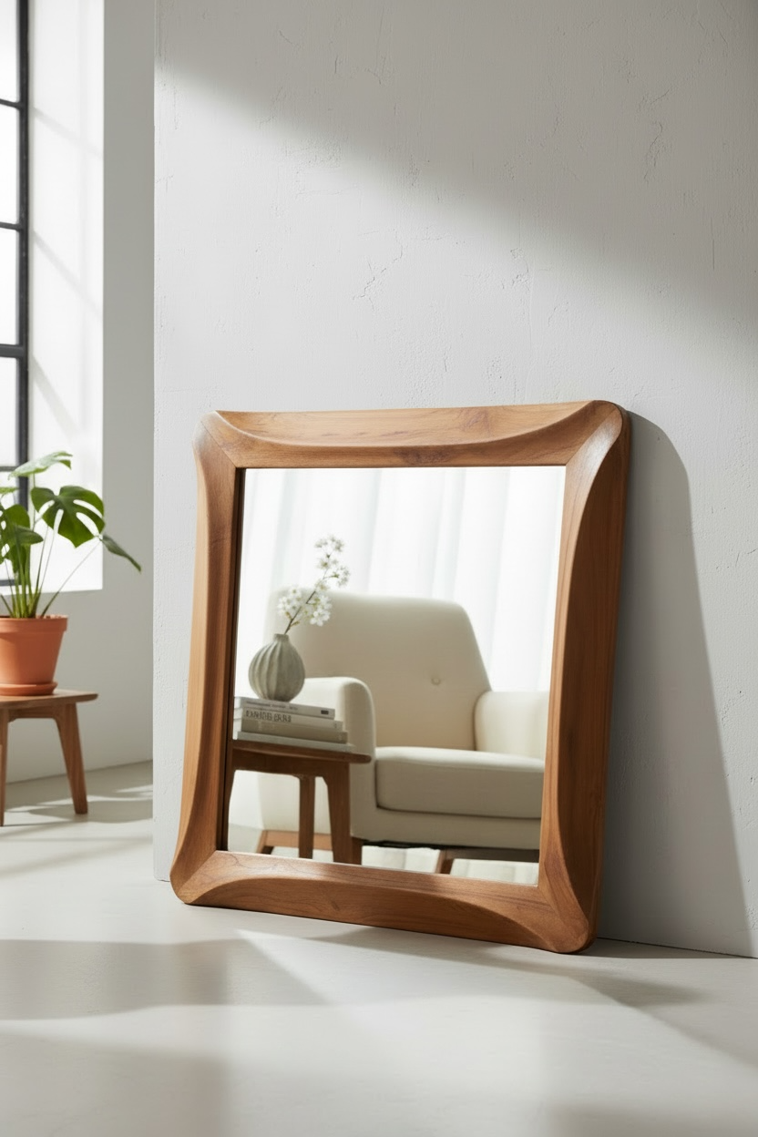 Brown-x Decorative Mirror