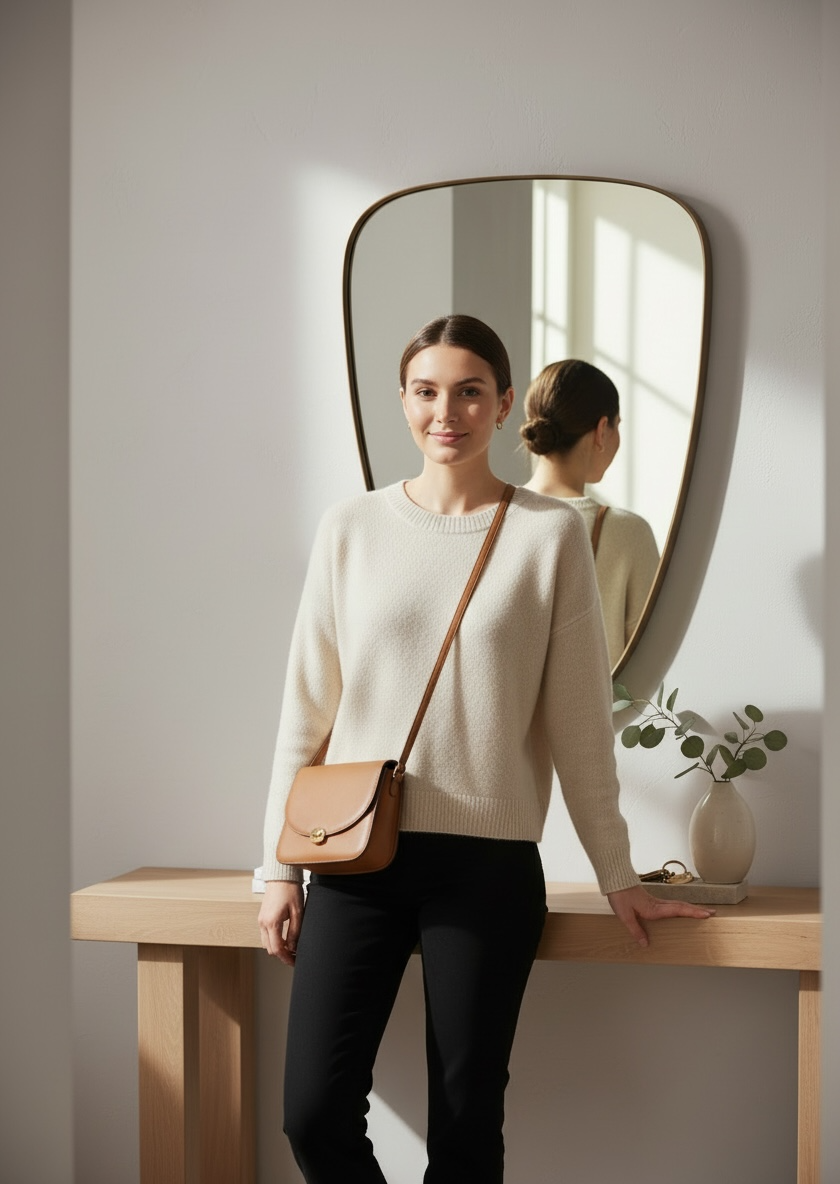 Visel gold decorative mirror