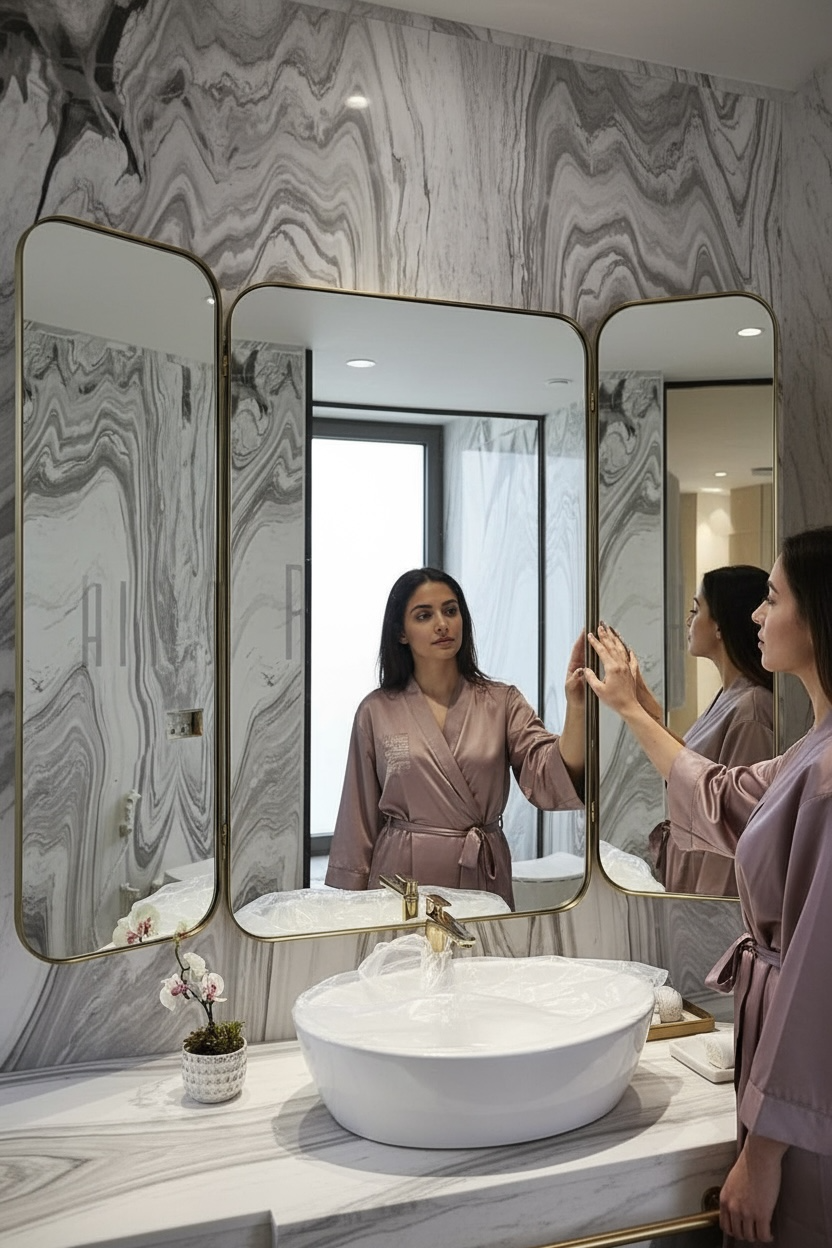 Twings movable wall mirror