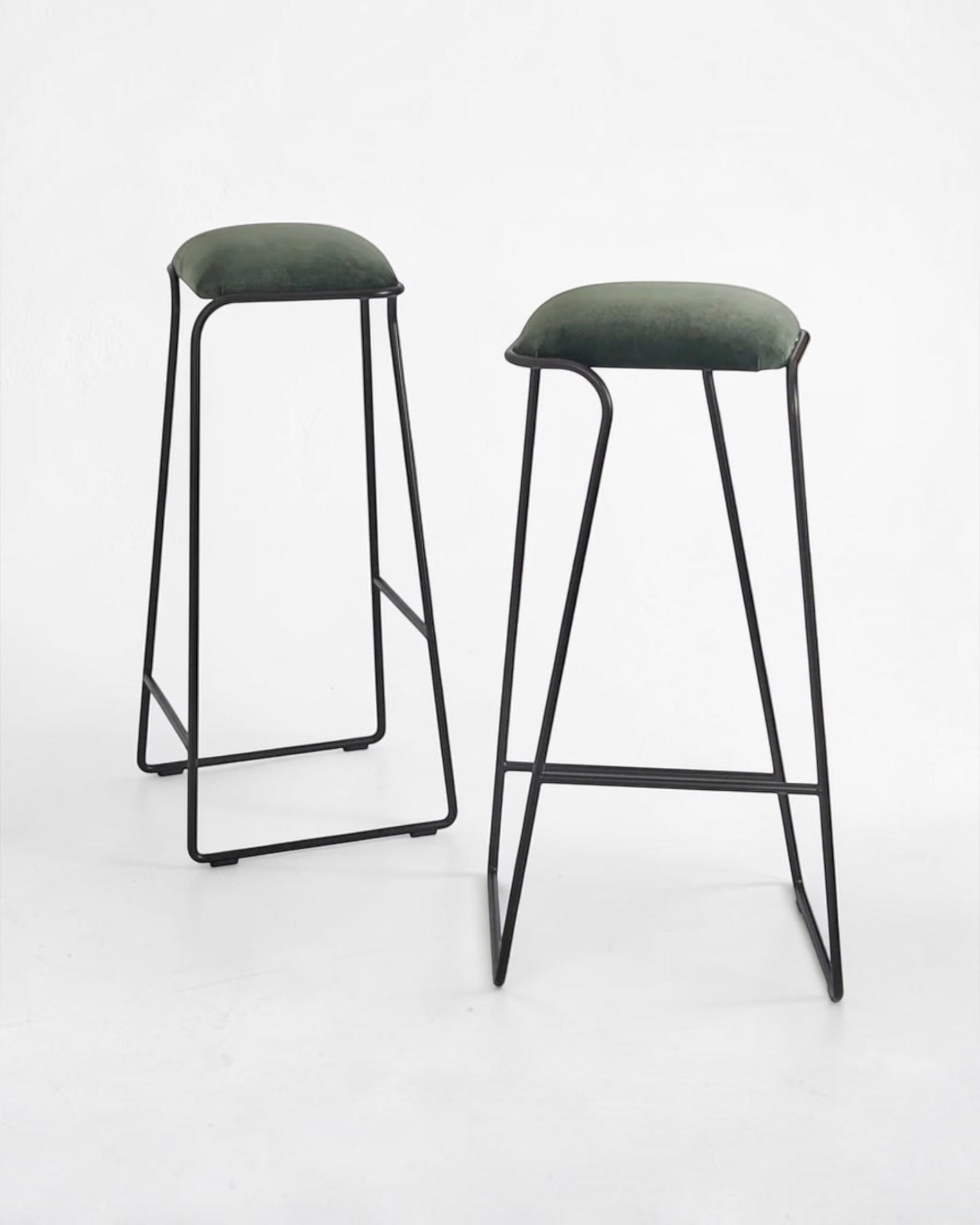 Modern Minimal Iron Bar Stool
