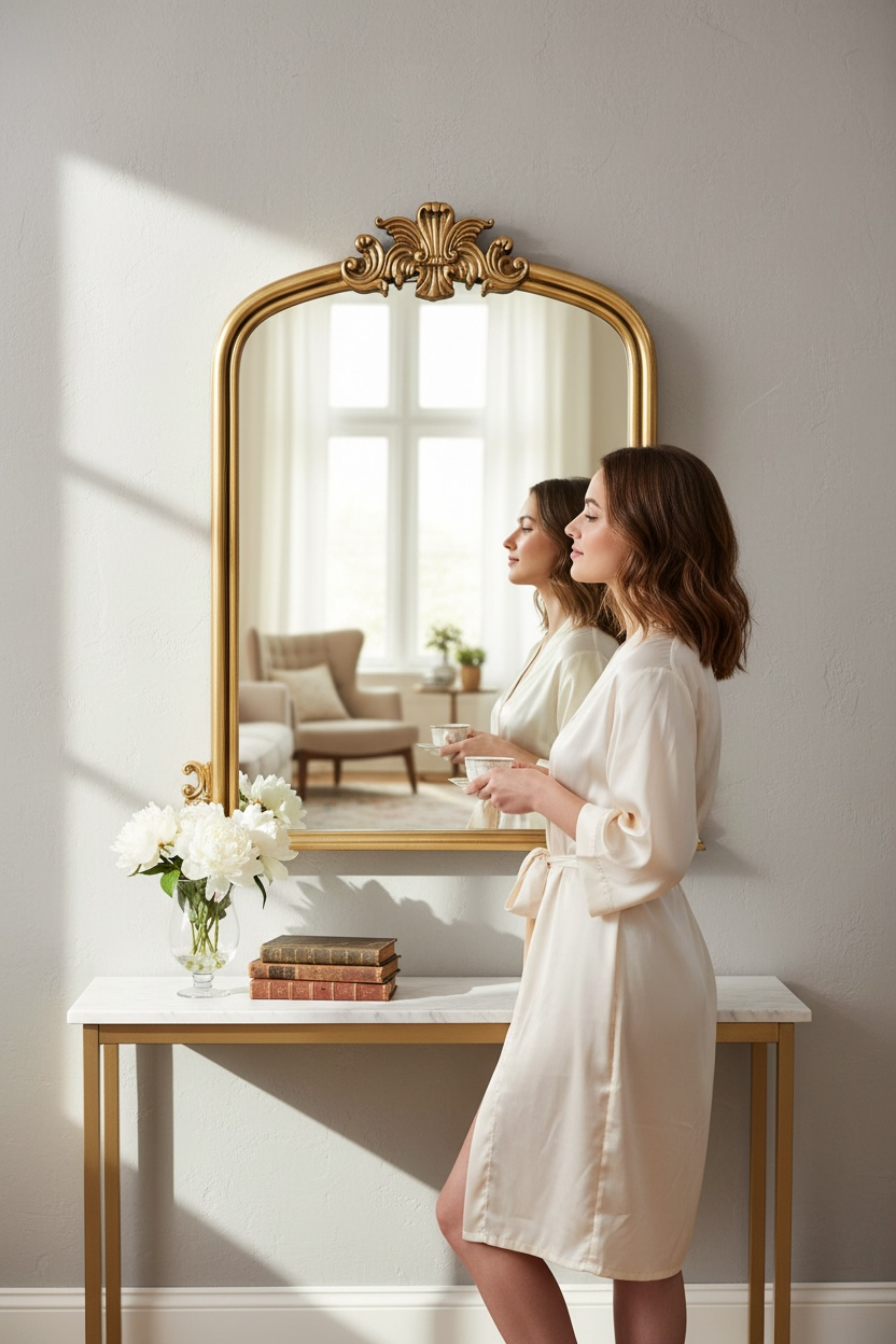 European art decorative mirror