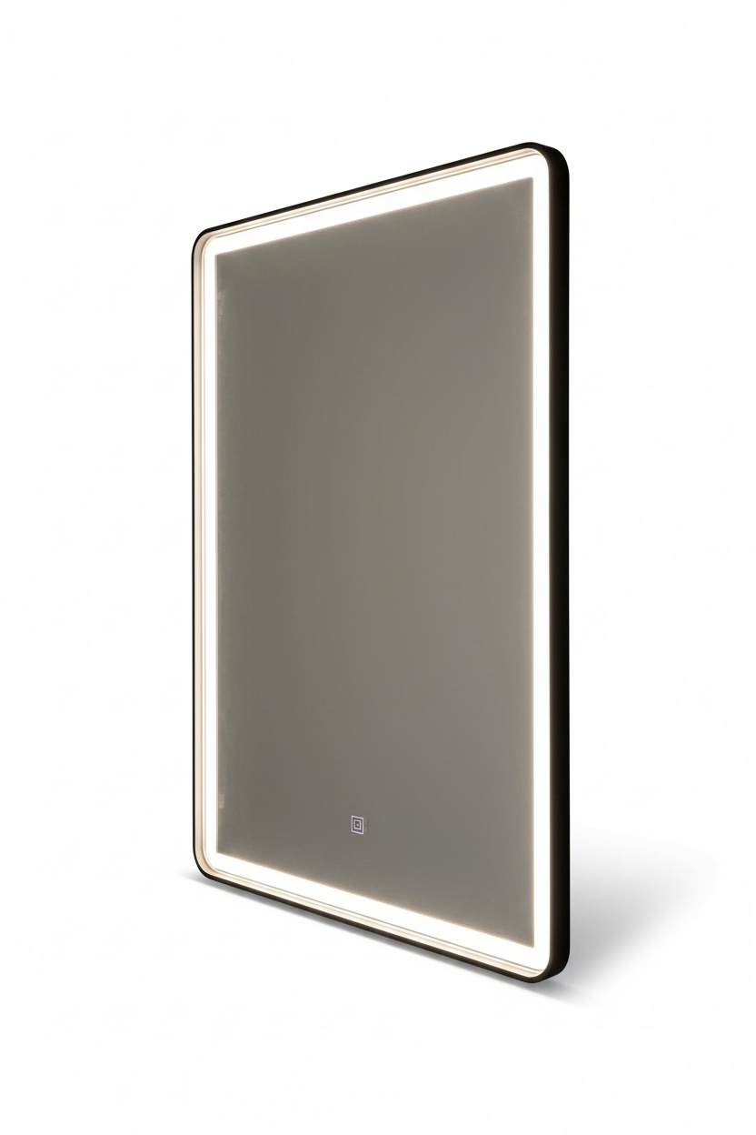 LED Mirror With Black Pvd Frame