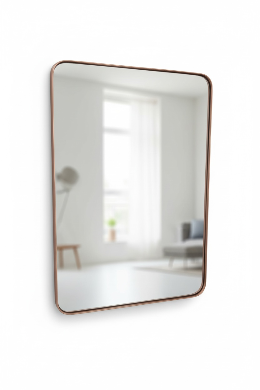 Copper Rues Decorative Mirror