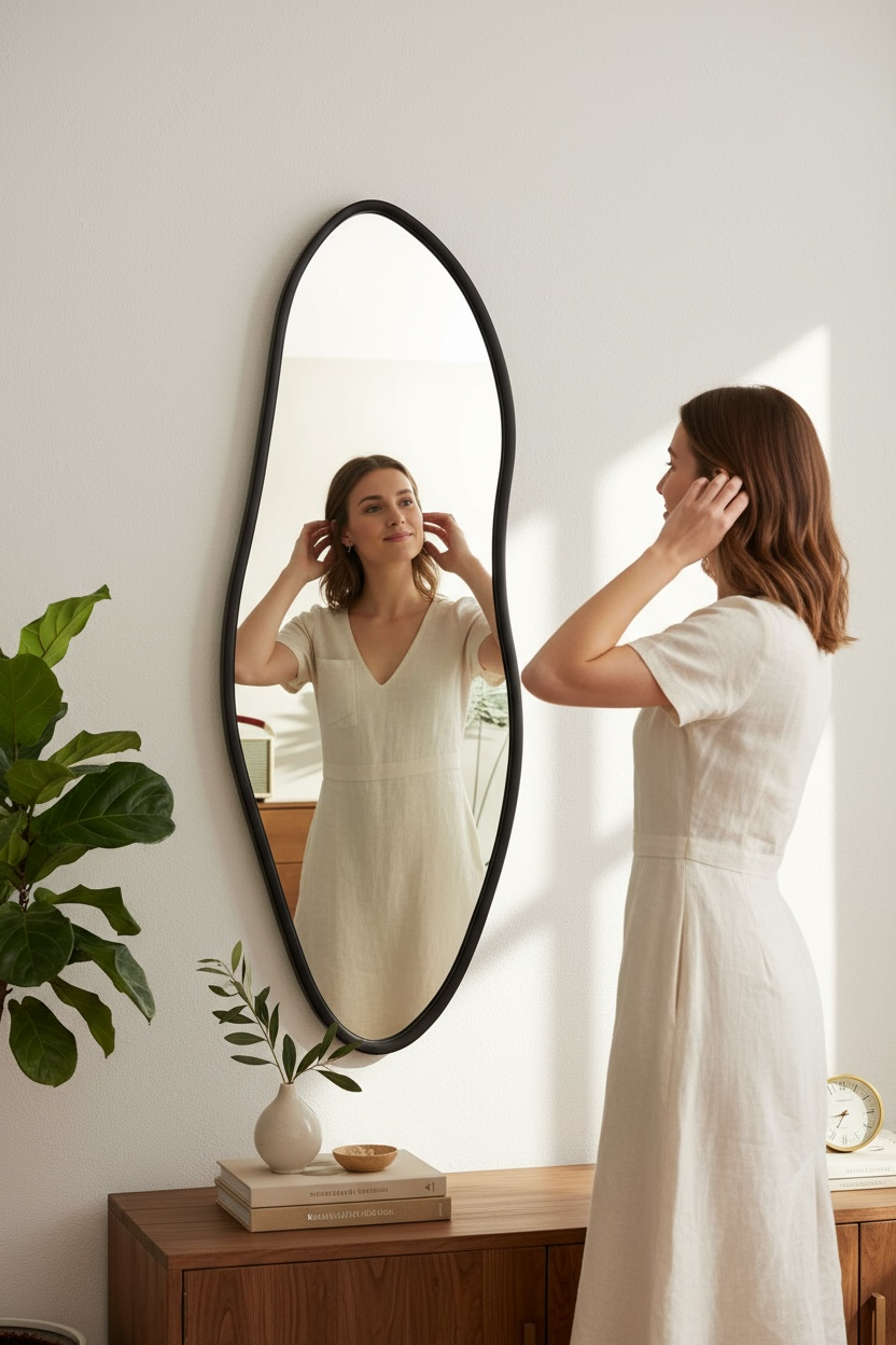 Big Leafs Decorative Mirror