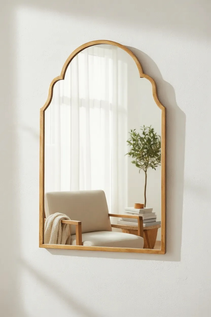 Golden A5 Arch Dc Mirror
