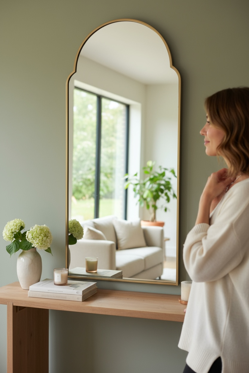 Champagne Dresser Mirror