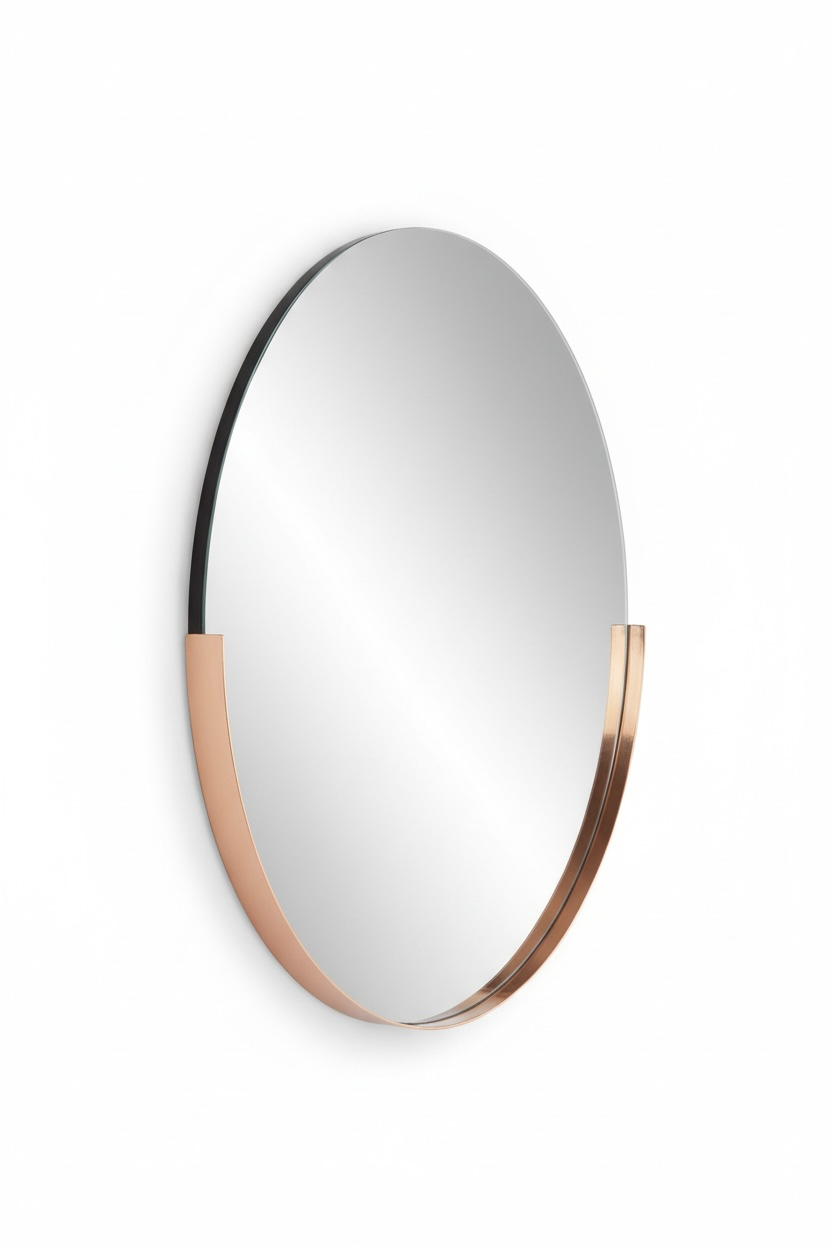 Jexa Glossy Rose Gold Pvd Mirror