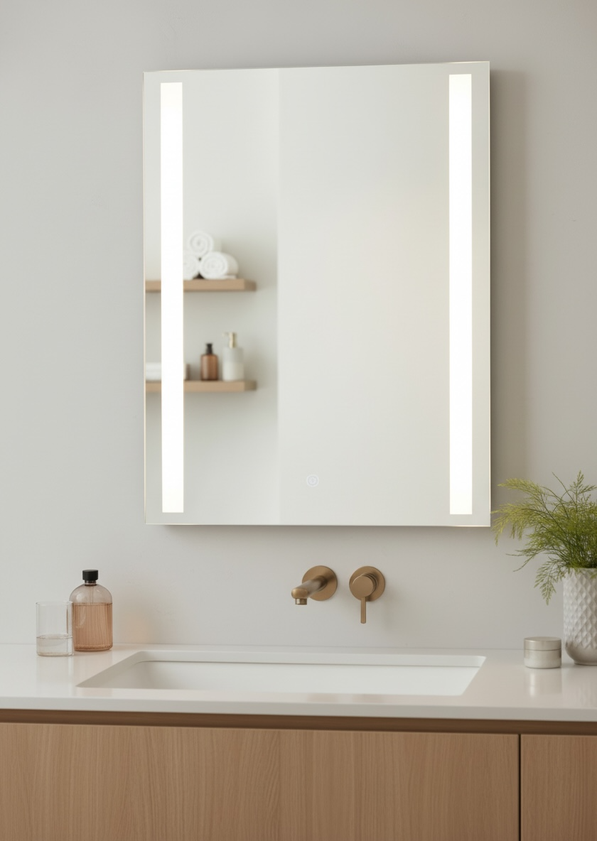 L2 White LED Mirror
