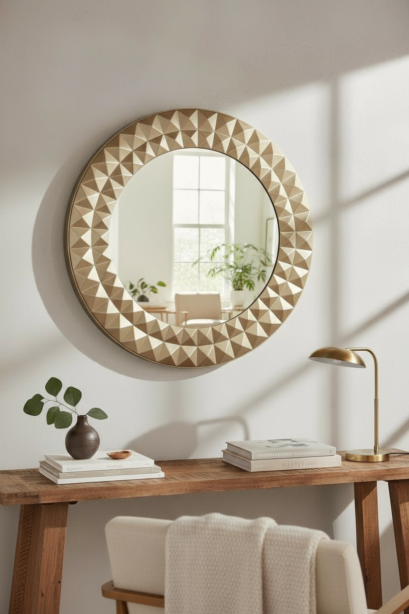 Golden Castle Decorative Mirror