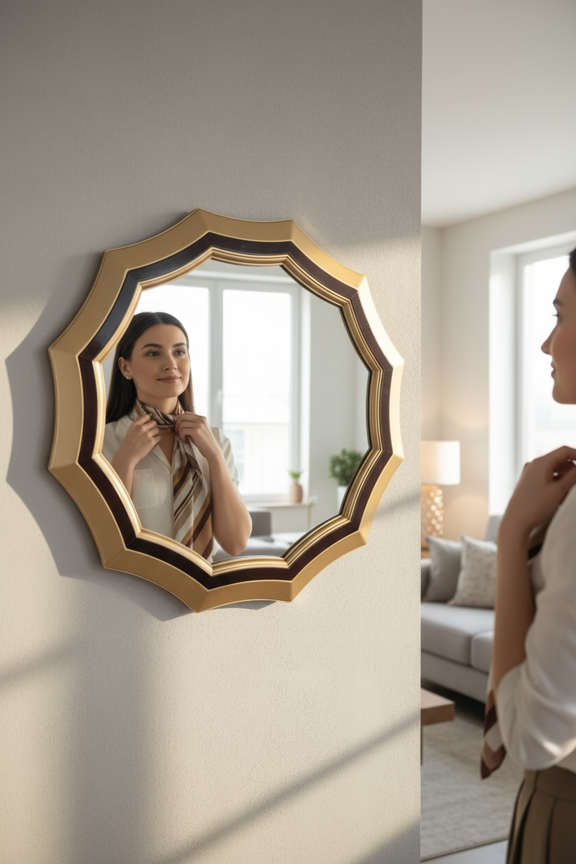 Antique Gold DC2 Mirror