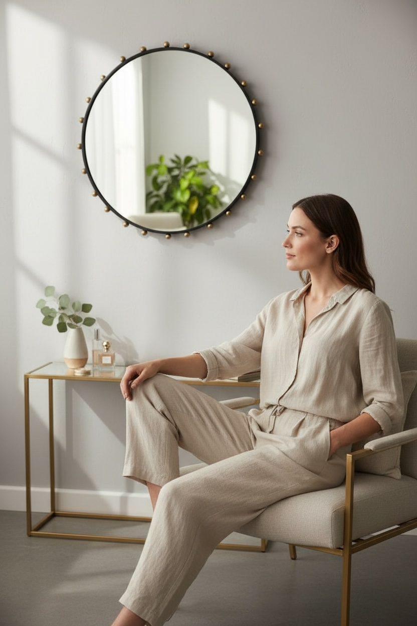 Black & Gold Scorpion DC Mirror