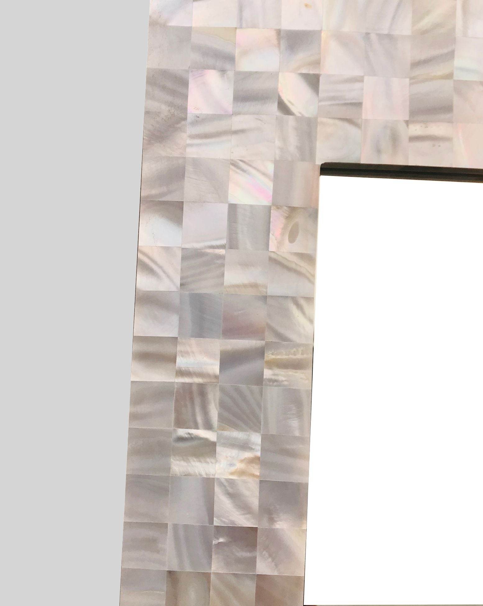 Modern Shells Full Length Mirror