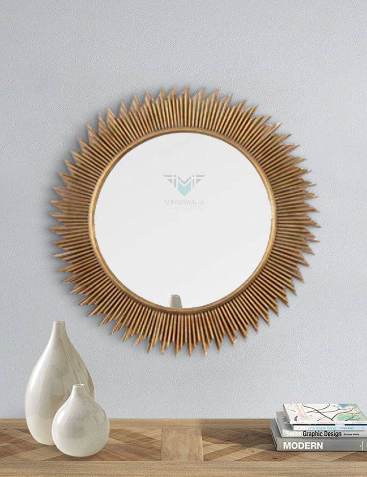 Metal Sticks Decorative Mirror - Mirrorwalla