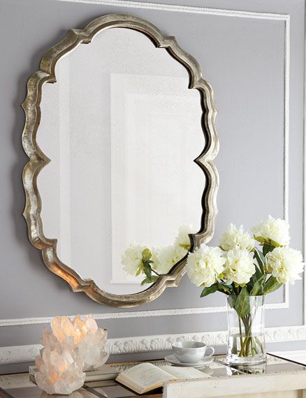 Oval Champagne Dc Mirror