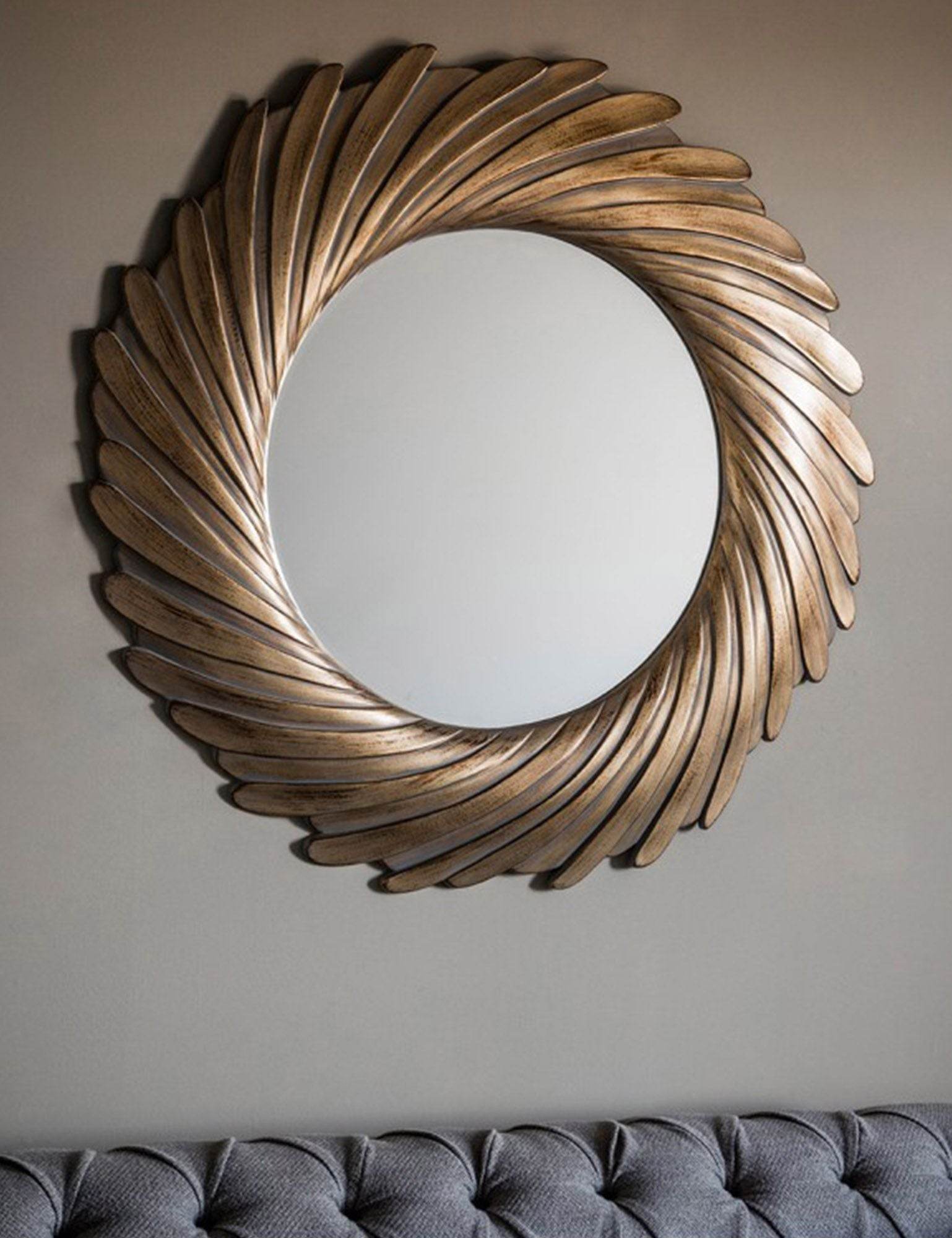 Classic Gold JS Decorative Mirror - Mirrorwalla