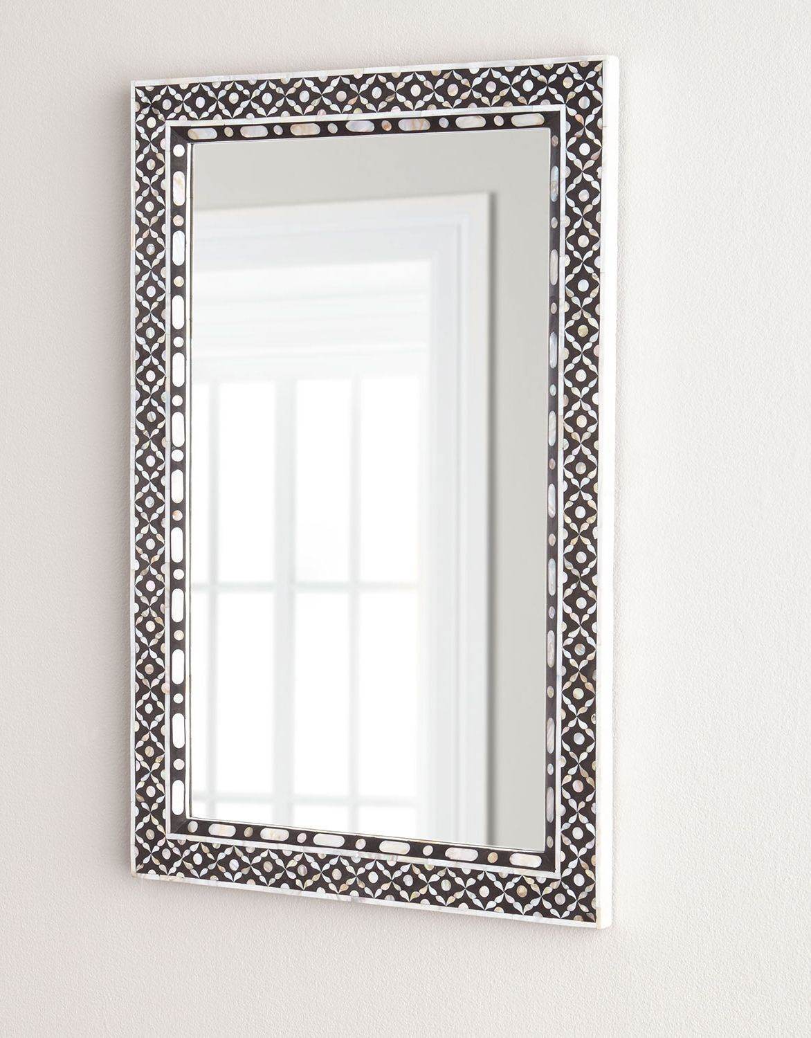 Mop Patterned Dc Mirror - Mirrorwalla