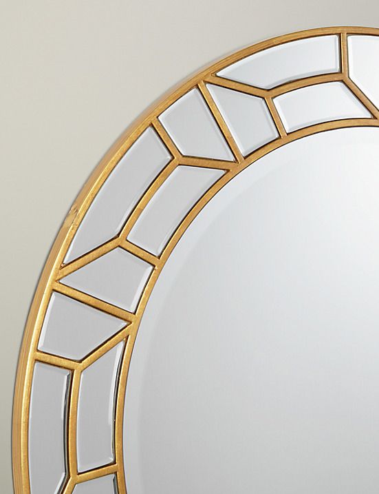 Round Net Decorative Mirror