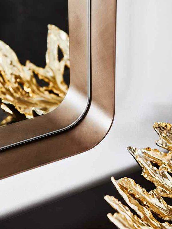 Copper Rues Decorative Mirror - Mirrorwalla