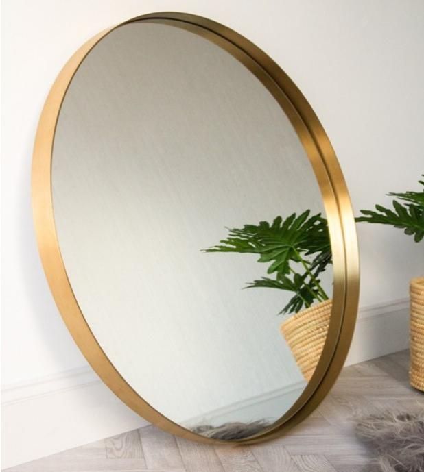 Brass PVD Round Mirror
