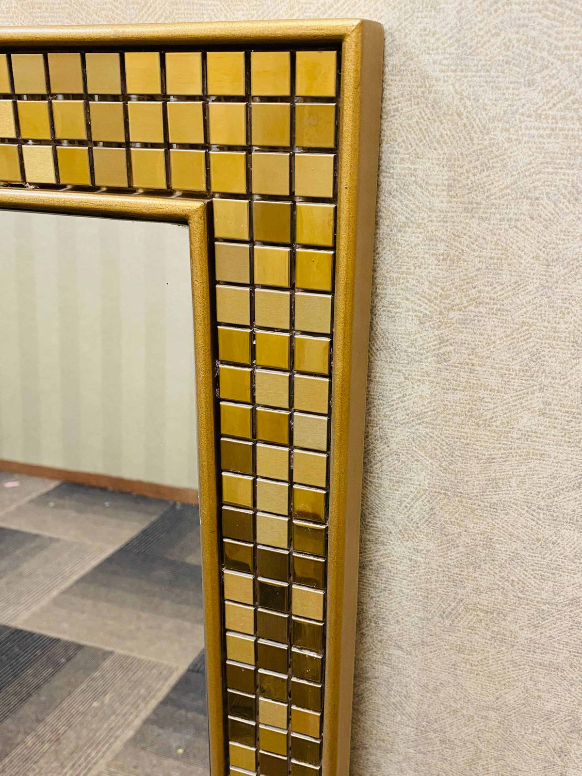 Gold Mosaic Dc Long Mirror