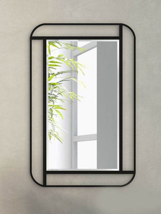 Metal Square Wheel Mirror - Mirrorwalla