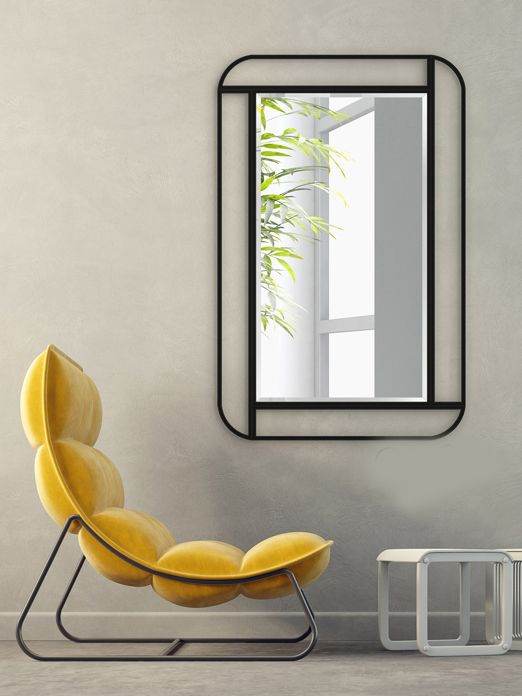 Metal Square Wheel Mirror - Mirrorwalla