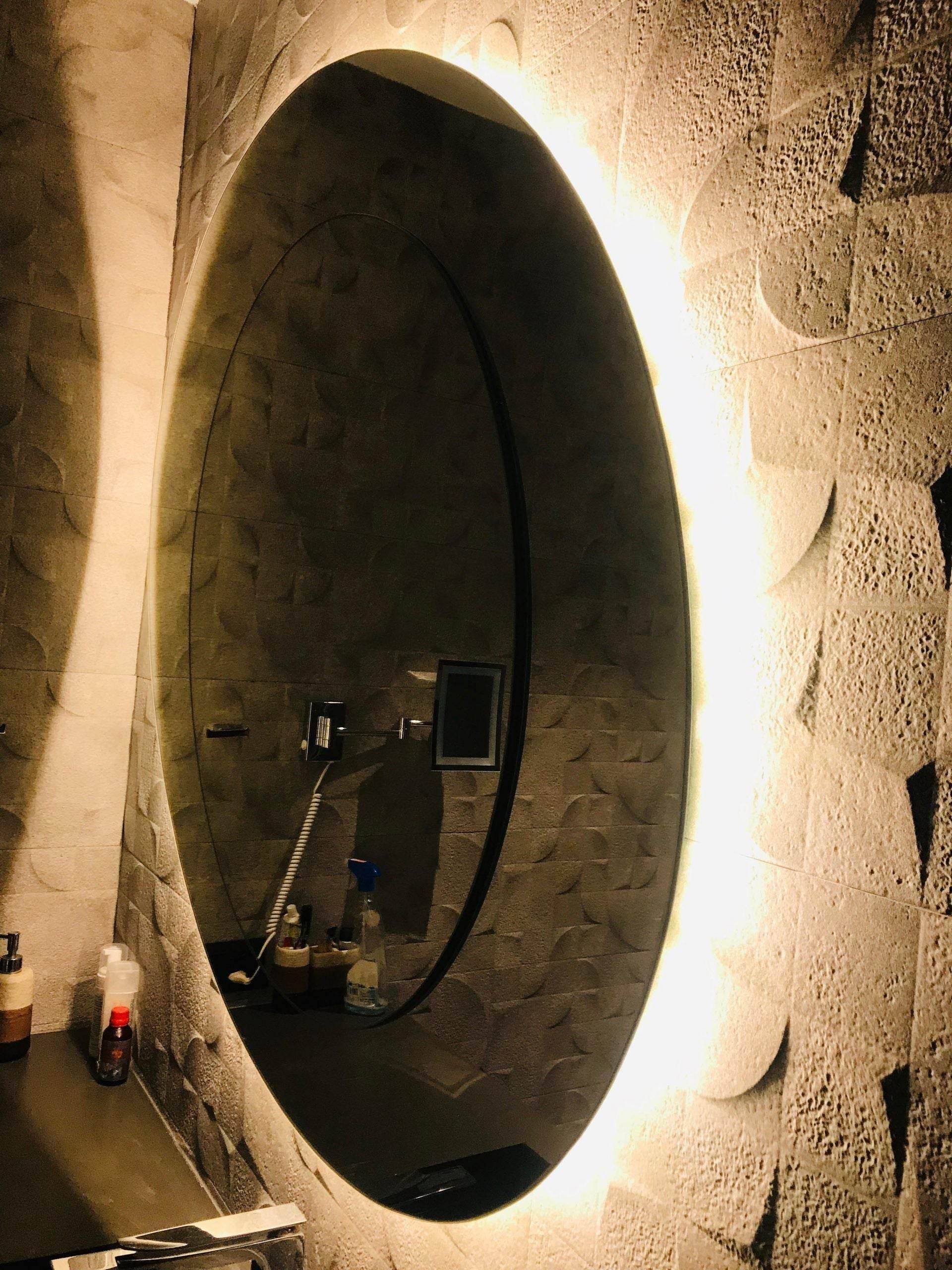 Double Egg Backlit Led Mirror - Mirrorwalla