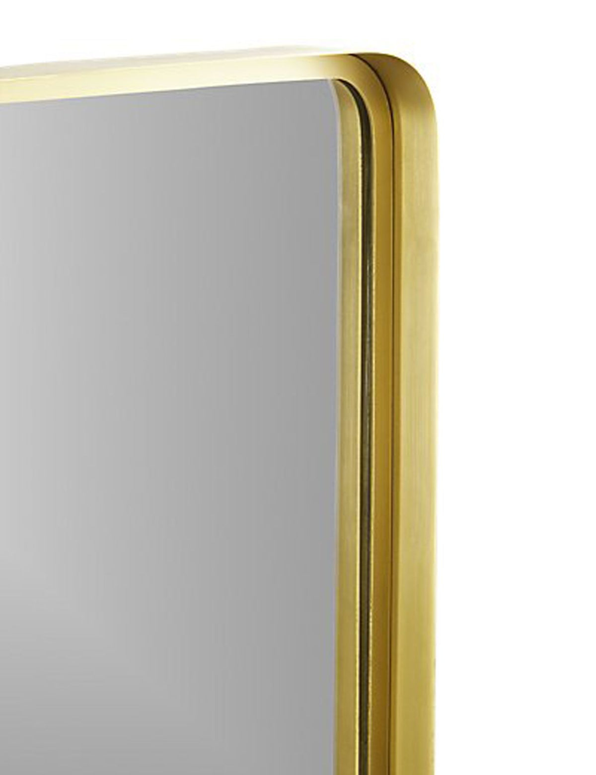 Brass Framed Decorative Mirror