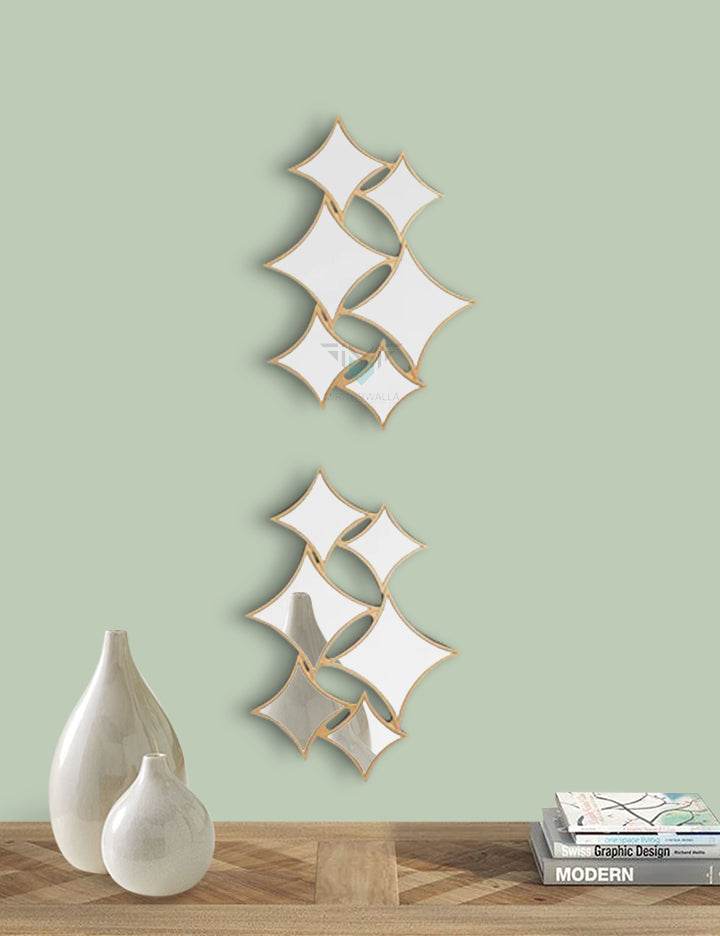 Golden Glazes Decorative Mirror - Mirrorwalla