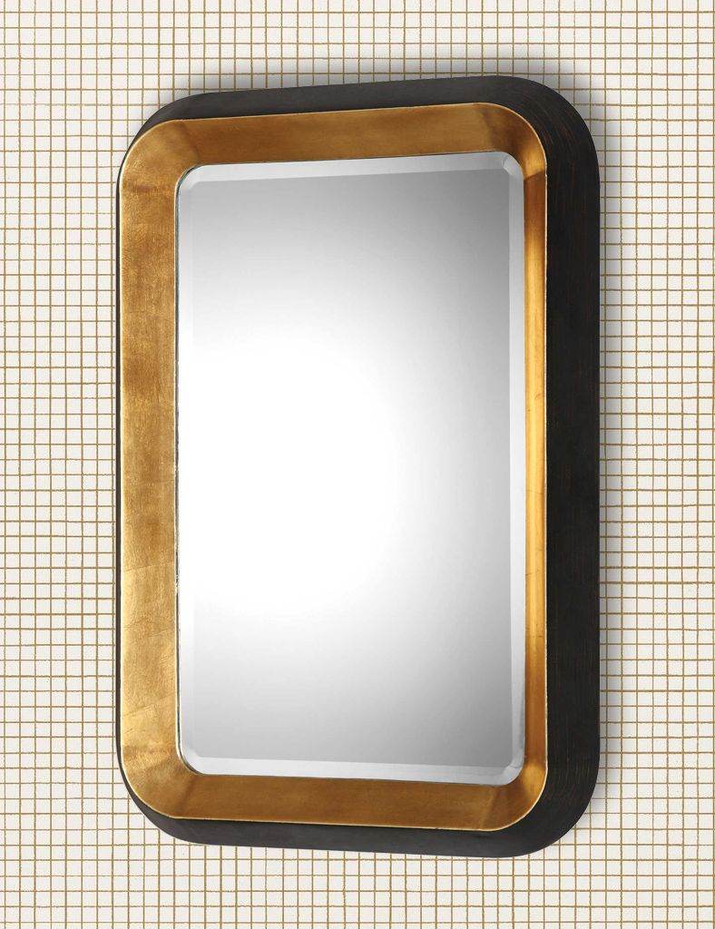 Gold Leaf Decorative Mirror Colorful Frame Mirror Mirrorwalla