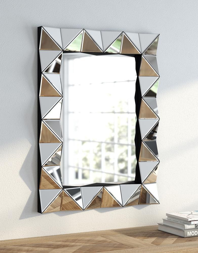 Amaze Squares Decorative Mirror