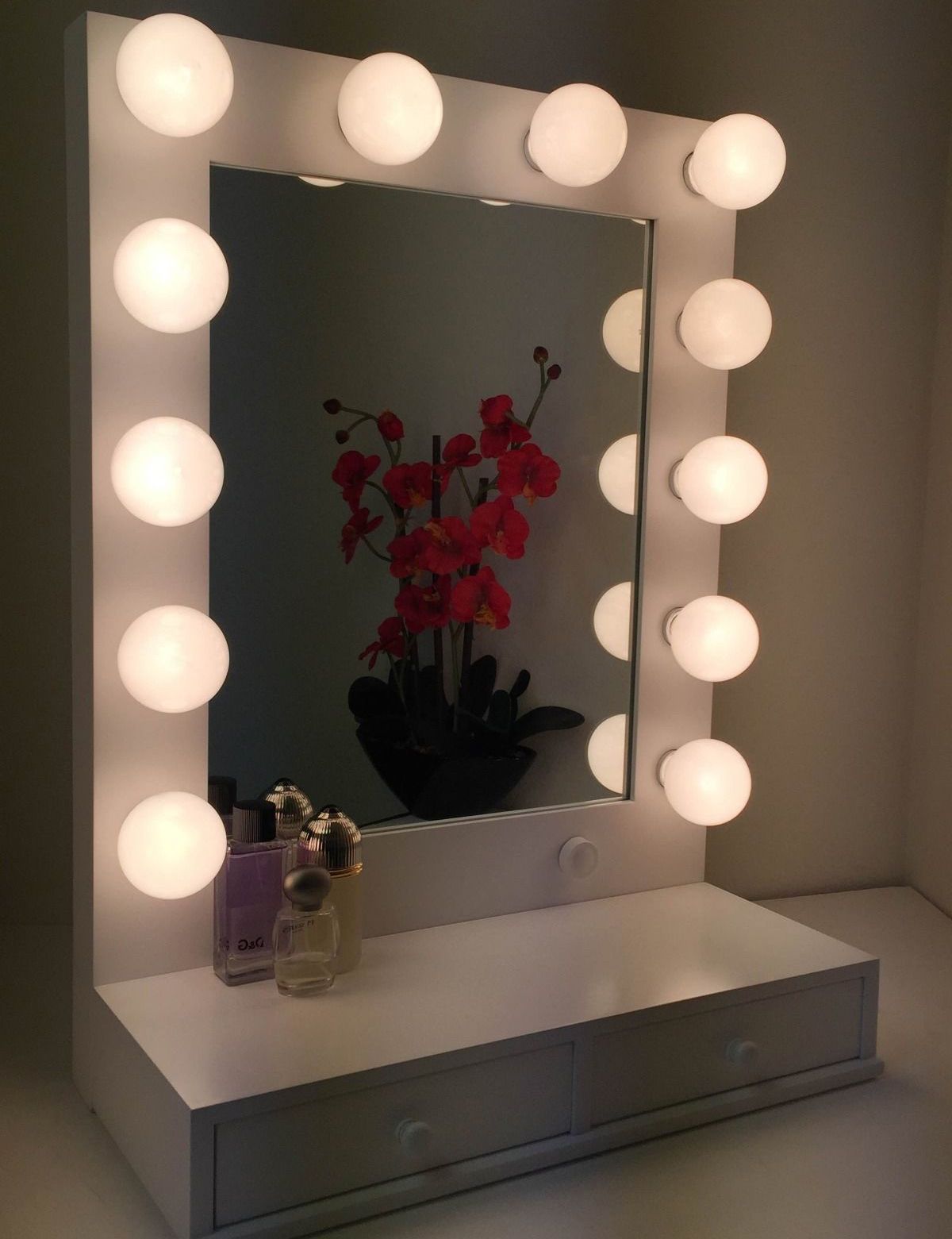 Storage Hollywood Makeup Mirror