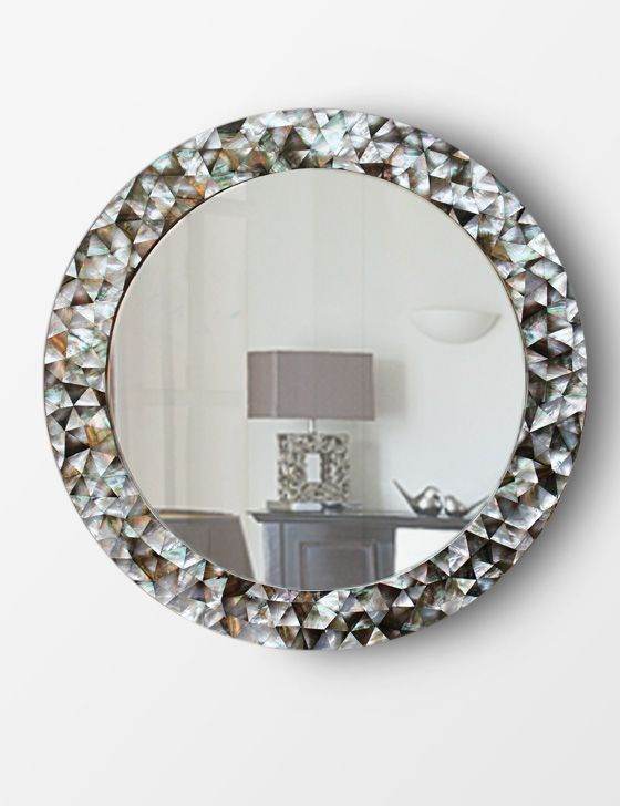 Mother Of Pearl Decorative Mirror - Mirrorwalla