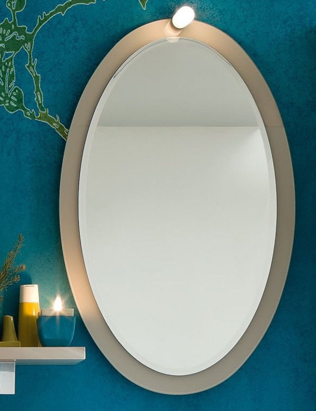 Oval Rise Decorative Mirror