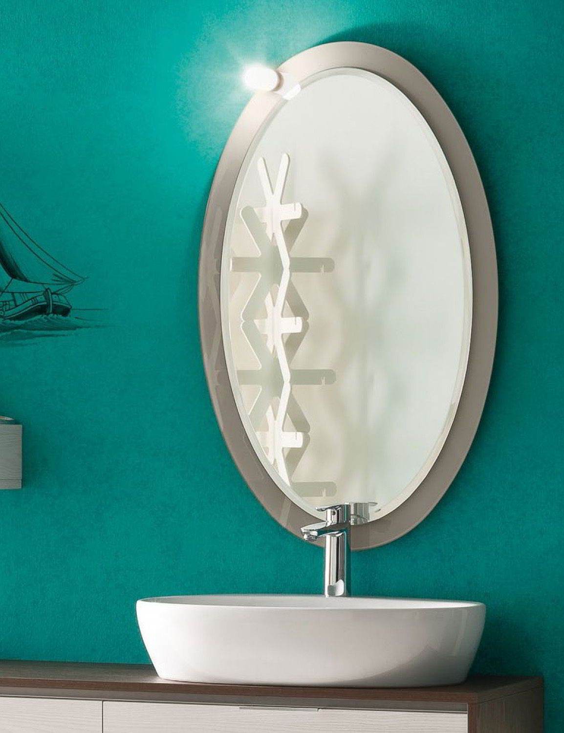 Oval Rise Decorative Mirror - Mirrorwalla