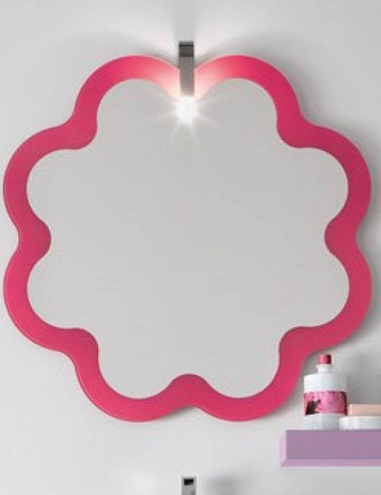 Peony Pink Decorative Mirror - Mirrorwalla