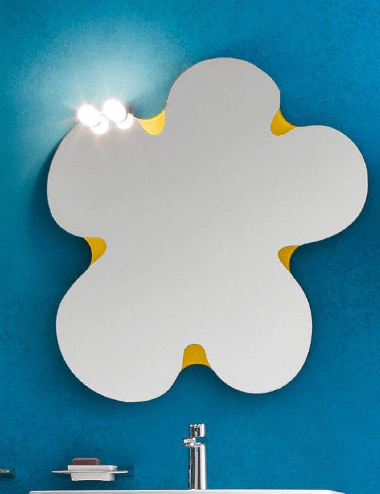 Aster Yellow Decorative Mirror - Mirrorwalla