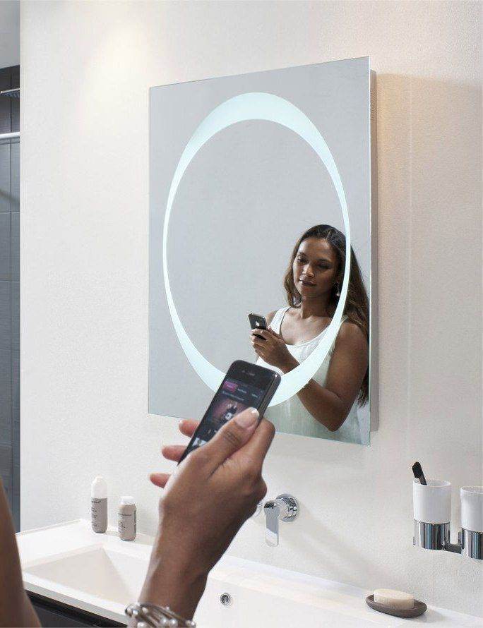 Oval Moon LED Mirror - Mirrorwalla