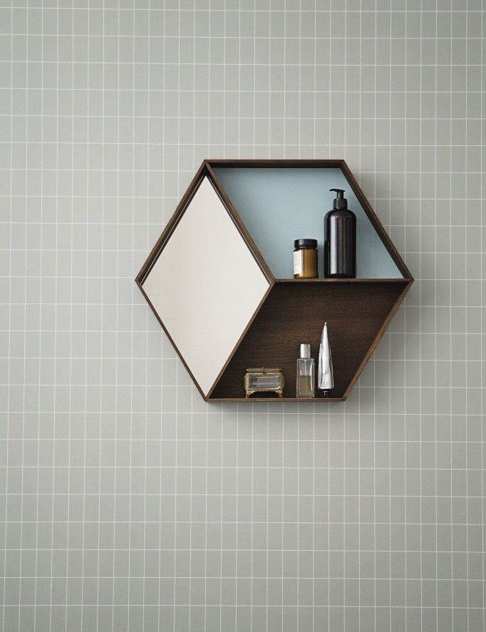 Octagon Storage Mirror - Mirrorwalla