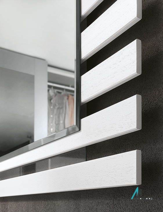 White Line Border Mirror - Mirrorwalla