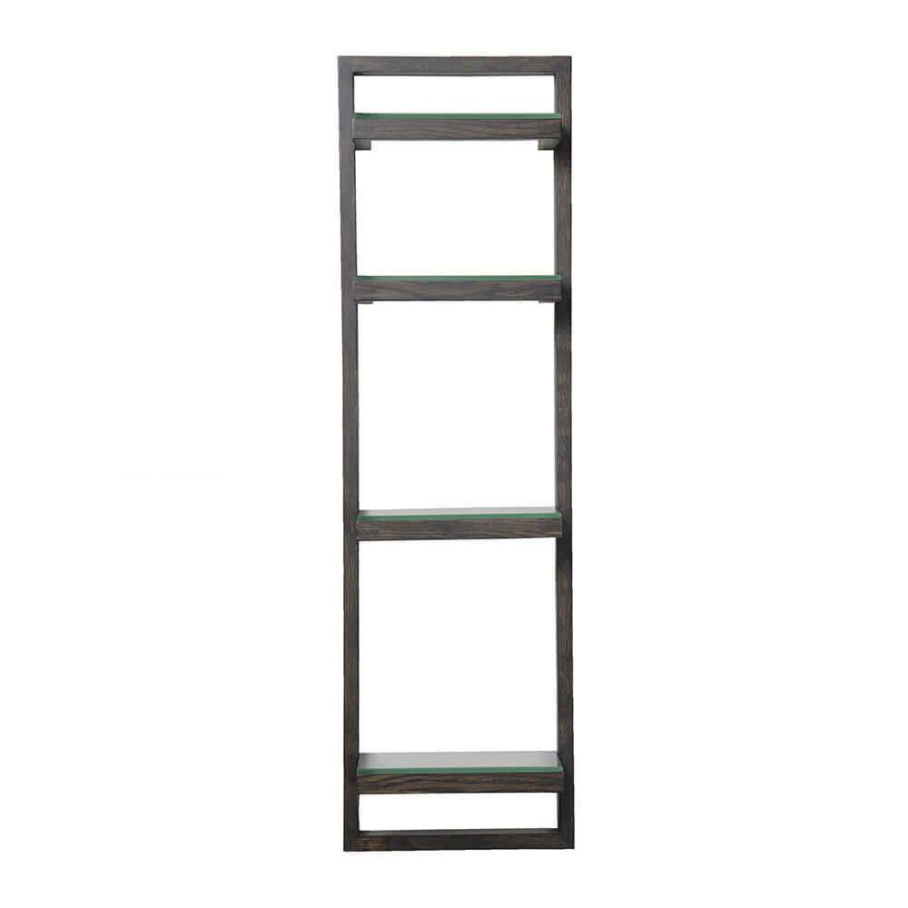 Black Open Glass Shelf - Mirrorwalla