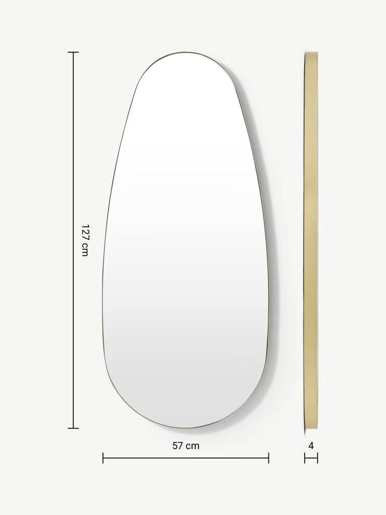 Gizlo Brass Pvd Long Mirror - Mirrorwalla