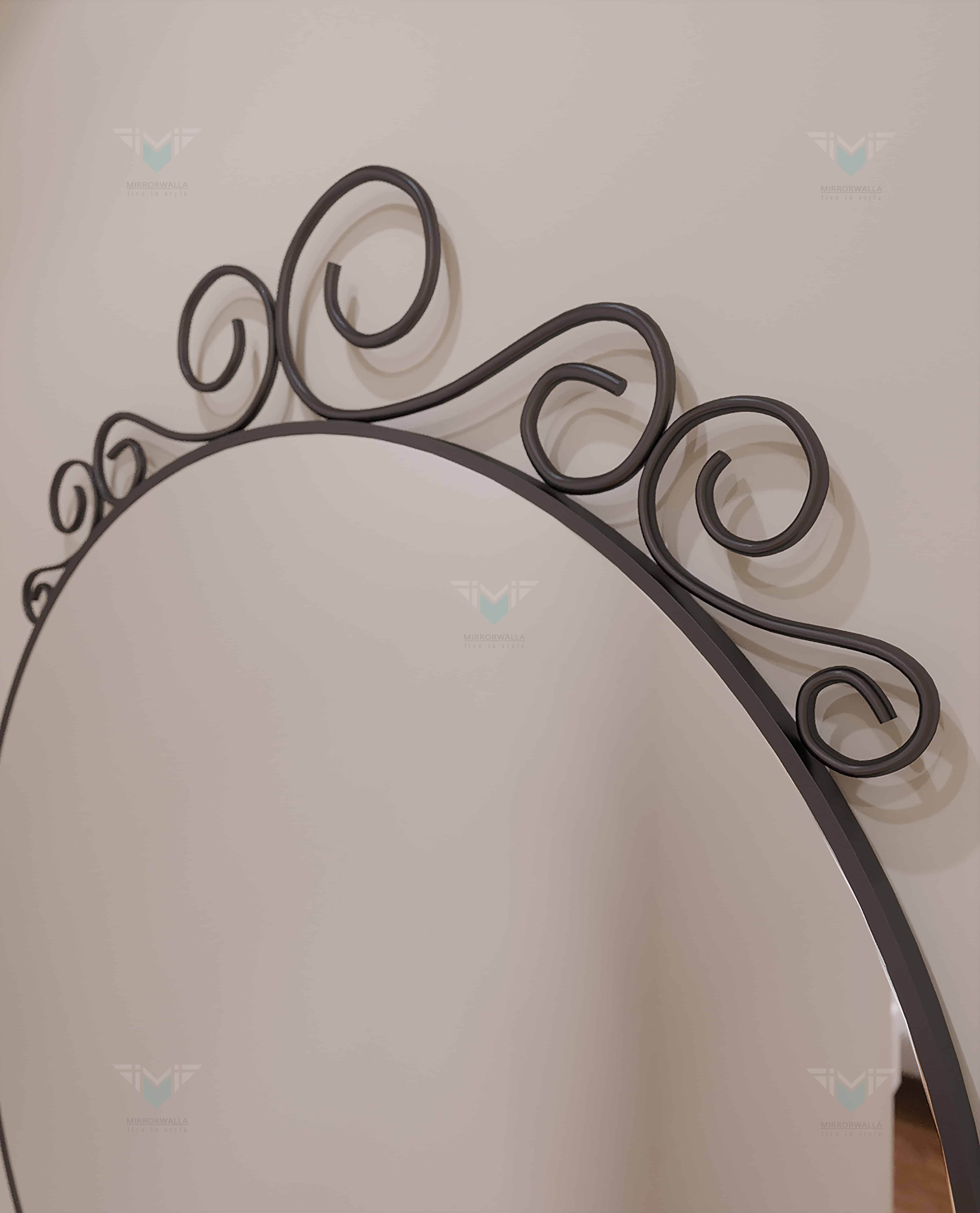 Rot Iron Black Mirror - Mirrorwalla