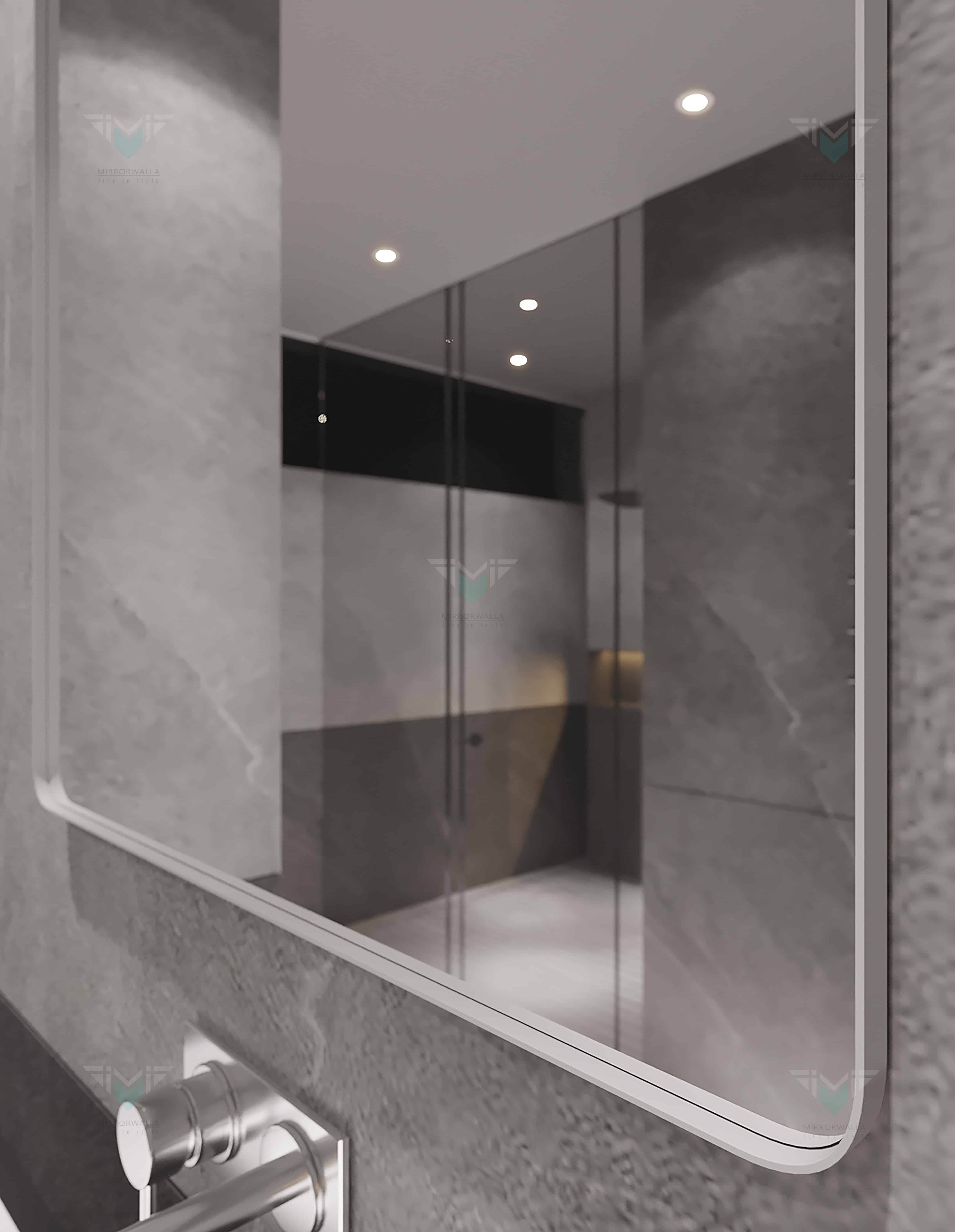 White GRT Decorative Mirror - Mirrorwalla